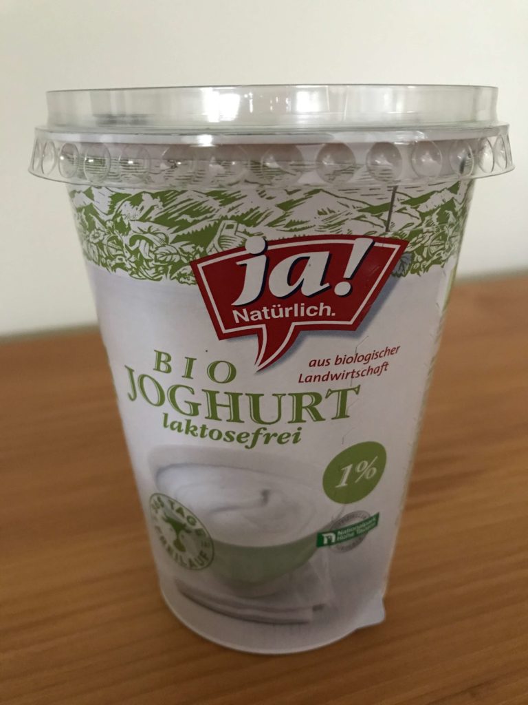 ja! natürlich Bio Joghurt laktosefrei
